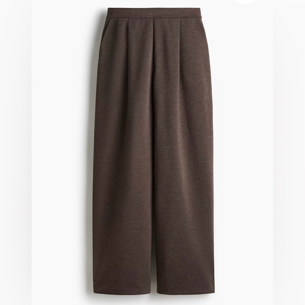 *NWT* H&M Wide Leg Pants in Dark Brown | Size L